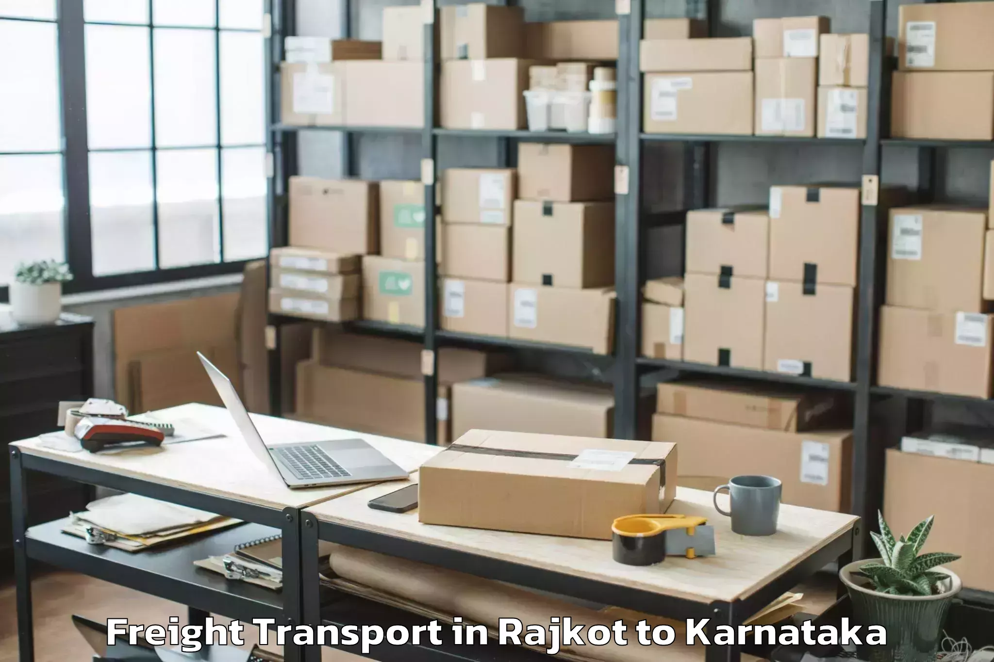 Discover Rajkot to Manginhal Freight Transport